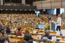 Roberta Metsola spricht vor dem Europaparlament in Brüssel: „Ich möchte, dass die Menschen wieder ein Gefühl der Überzeugung und der Begeisterung für unser gemeinsames europäisches Projekt gewinnen.“
