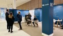 Der gemeinsamen Messestand der EK mit der Messe Frankfurt und nmedia in der Galleria 0 D07. 
