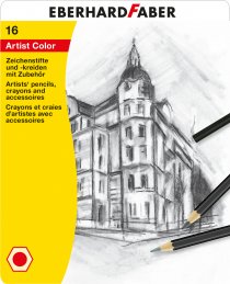 Das 16-teilige Zeichenset ist das passende Einsteigerset für alle Hobbykünstler.