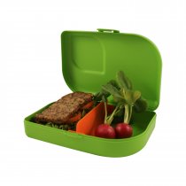 Nana Pausenbrotboxen sind aus Bio-Kunststoff. Im Gegensatz zu Plastikbehältern enthalten sie weder Erdöl noch Weichmacher.  