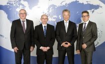 BU: v.l.: Ernst Bader, Axel Marx, Stephan Schilling, Dr. Konstantin Czeschka