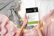 Anmeldeformular Goldene Grußkarte