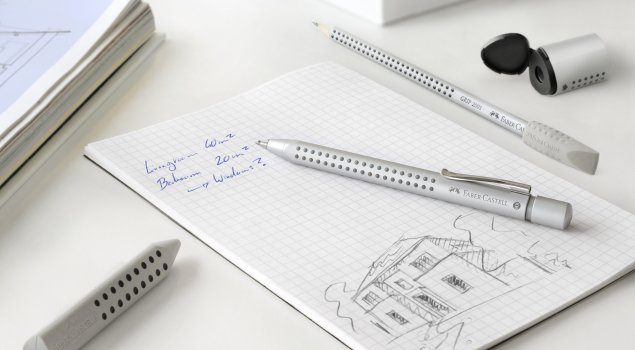 Die Produkte der „Grip“-Familie punkten mit starkem Design, versprechen ultimatives Schreibvergnügen und höchsten Schreibkomfort.