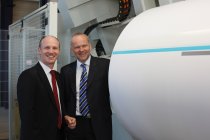 Herma Geschäftsführer Sven Schneller (links) und Dr. Thomas Baumgärtner 
