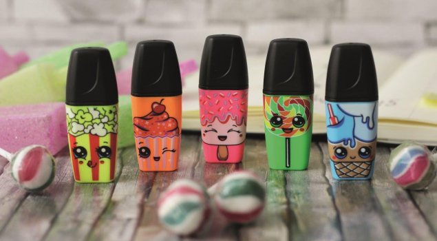 Die Stabilo Boss Mini Friends Edition in süßem Design.
