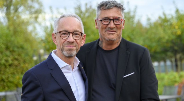 Der ,neue BÜRORING’ gewinnt deutlich an Dynamik: Kai-Uwe Heuer (Vorstand Finanzen) und Frank Eismann (Vorstandsvorsitzender) - v.l.