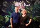 Christian Ulrich (Geschäftsführer der BRANDmate GmbH und Sprecher des Vorstands der Spielwarenmesse eG) und Eva Stemmer (Veranstalterin der BRANDmate und Geschäftsführerin der BRANDmate GmbH)