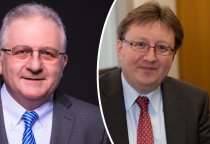 Wolfgang Möbus (links) gibt den Staffelstab an Michael Cordes weiter.