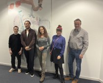 Die fünfköpfige Jury des Creative Impulse Award 2026: v.l. Dominic Gollanek, Scott Stone, Martina Lammel, Lisa Tihanyi und Danny Rombouts. 