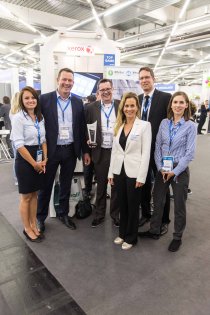 Das Ingram Micro Team freut sich mit den Xerox Partnern über die Auszeichnung.