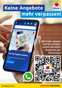 duo lieferte die Prospekte erstmals über WhatsApp an über 32 Millionen Haushalte aus.