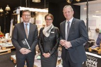 Der Vorstand der EK/servicegroup, v. l.: Franz-Josef Hasebrink, Susanne Sorg und Bernd Horenkamp.