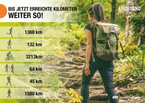 EK Kolleginnen und Kollegen setzen sich für die Umwelt in Bewegung.