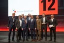 v.l.n.r. Detlef Braun, Mathias Samson, rhard Wittfeld, Peter Feldmann, Johann Bögl, Wolfgang Marzin, Prof. Wagner K., Uwe Brehm, Markus Quint