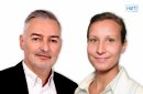Robert Frödrich und Christin Sährig - beide Häfft-Verlag.