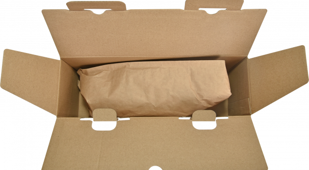 Zum Einsatz kommt „Luftpolsterpapier“ - das zudem 100 Prozent recycelbar ist. Es verfügt im Innern über ein Wabenmuster. Die so zwischen Papier eingeschlossene Luft schützt die wertvolle Fracht vor Schäden und Stößen - genauso sicher wie mit einer herkömm