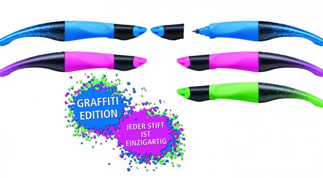 Die neue Graffiti Edition des Stabilo Easy original macht jeden Stift zum Unikat.