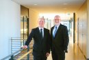 Sven Schneller (links) und Dr. Thomas Baumgärtner, Herma