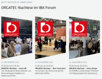 IBA lädt zum Rückblick auf die Orgatec 2022.
