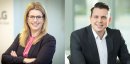 LG Electronics IT Solutions: Tanja Brandt, Channel Marketing Manager und Kai Volmer, Senior Sales Manager B2B D/CH