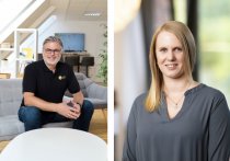 Tom Haak, CEO & Co-Founder von Lywand Software GmbH & Christin Wittkopf, Managerin Vendor & Contract Nordanex
