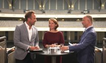 Die Bereichsleiter der Messe Frankfurt, Julia Uherek und Philipp Ferger, präsentierten zusammen mit Erdmann Kilian (r.) ihm Rahmen der Auftaktpressekonferenz ein neues Premiumformat.