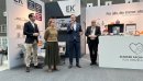 EK am neuen Standort (v.l.): Thomas Rahenkamp (EK Home, Head of Sales Multi-branch), Philipp Ferger (Bereichsleiter Consumer Goods Fair), Susanne Heiduczek (EK Home, Head of Category Management & Wholesale) und Jochen Pohle (EK Vorstand, CRO)