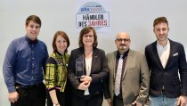 Preisverleihung "Händler des Jahres 2020" an Büromaschinen Dettlinger.