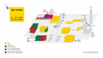 Der Geländeplan der Light + Building 2026 gibt einen Überblick über die verschiedenen Angebotsbereiche. (