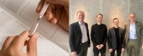 Von links: Axel Stürken, Christoph Bohrer, Martin Wagner, Max Stürken