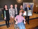 Maul-Geschäftsführer Stefan Scharmann bei der Preisverleihung (r.)