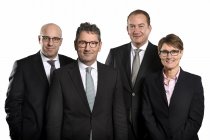 Der Vorstand der EK v. l.: Martin Richrath, Franz-Josef Hasebrink, Steve Evers, Susanne Sorg.