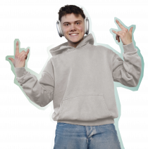 Mit etwas Glück können zwei Teilnehmer:innen gemeinsam mit ihrem:r besten Freund:in ein exklusives Meet & Greet mit der coocazoo Crew und Noel Dederichs beim Musikvideodreh gewinnen. 