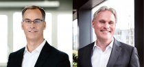 Matthias Baumann, CEO der internationalen MTH Retail Group Holding GmbH und Verwaltungsrat der schweizerischen Office World Holding AG und Christoph Clavadetscher, Präsident der PEG Papeteristen Einkaufsgenossenschaft als Eigentümerin der OFFIX Holding AG
