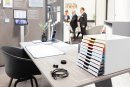 In der Halle 3.0 C51 dreht sich beim Rahmenprogramm alles um das „Büro der Zukunft“ - diesmal mit dem Schwerpunktthema „Smart Solutions“. 