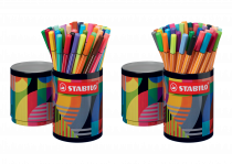 Die Klassiker Stabilo Pen 68 oder Stabilo point 88 in der neuen Stabilo Metalldose Arty.