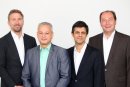 Neue Geschäftsführung (von links): Martin Tewes, Frank Weithase, Hugo Rua, Thomas Schimanowski