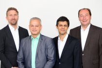 Neue Geschäftsführung (von links): Martin Tewes, Frank Weithase, Hugo Rua, Thomas Schimanowski