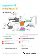Paperworld 2019: Neuer Hallenplan.