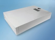 Die erste "Recyclingfähige Resttonerbox" aus Karton.