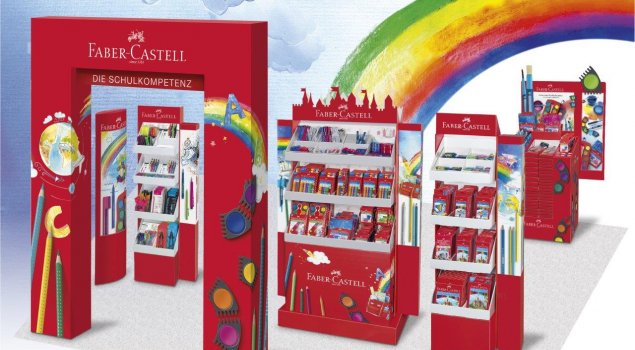Das imposante Aktionskonzept besteht aus individuell wählbaren Displays und setzt sich wirkungsvoll vom Waren- und Markenumfeld ab.