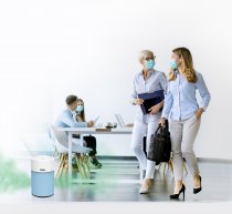IDEAL Luftreiniger verringern die Aerosolbelastung.