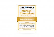 Kund:innen kürten "Marken-Champions 2022" aus über 2.000 Unternehmen.