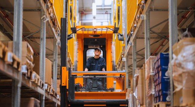 Strategische Logistik in Aktion: Präzision und Verlässlichkeit – Grundlagen für den nachhaltigen Erfolg der Mitglieder. Fotos: Soennecken eG
