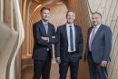 v.l: Florian Hess (Vorstand Fair Management Spielwarenmesse eG), Christian Ulrich (Vorstand Marketing & PR, Sprecher, Spielwarenmesse eG), Jens Pflüger (Vorstand Finance, HR & IT Spielwarenmesse eG)
