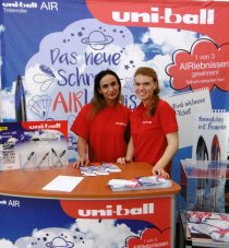 uni-ball auf Promtiontour