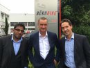 Vertragsabschluss in Haan: Heinrich Alphons, Holger Rosa, Claus Speckig (v.l.)