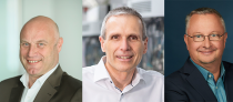 Detlev Galland neu im Vorstand des Verbands der PBS-Markenindustrie sowie die verabschiedeten Vorstandsmitglieder Frank Groß und Thomas Uebing, die den Verband über viele Jahre mit ihrer Expertise geprägt haben.