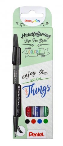 Das neue Kreativprodukt Sign Pen Artist eignet sich besonders für feine Anwendungen im Handlettering, Bullet Journal und zum Zeichnen und Illustrieren. Er ist in zwölf Schreibfarben erhältlich.