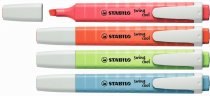  Mit dem „Stabilo swing cool Pastel“ gehen stylische Pastell-Highlights noch leichter von der Hand.